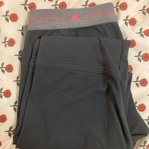 Stella Mccartney X Adidas Grey And Pink Leggings - image 1